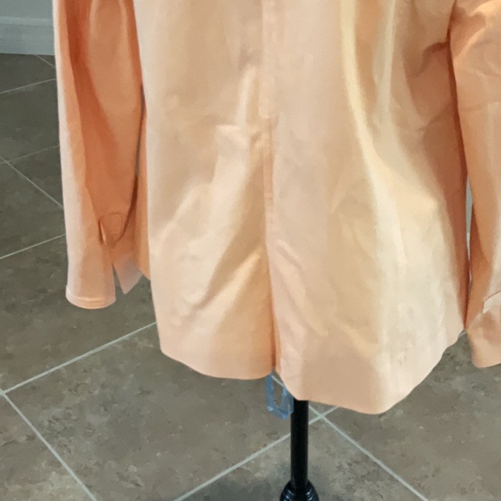 Talbots Pale Orange Two Button Front Jacket, Size… - image 7